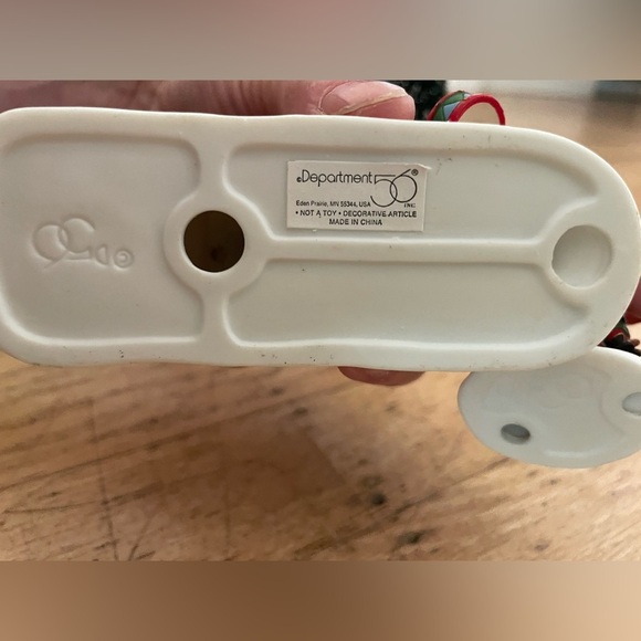 Department 56 Father Christmas’ Journey Dickens village and bottle brush trees - Picture 3 of 9